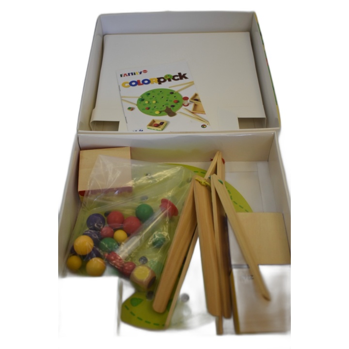 Color Pick Family - Jeu Adresse Bois Enfant 2-4 Joueurs - Dès 4 ans -