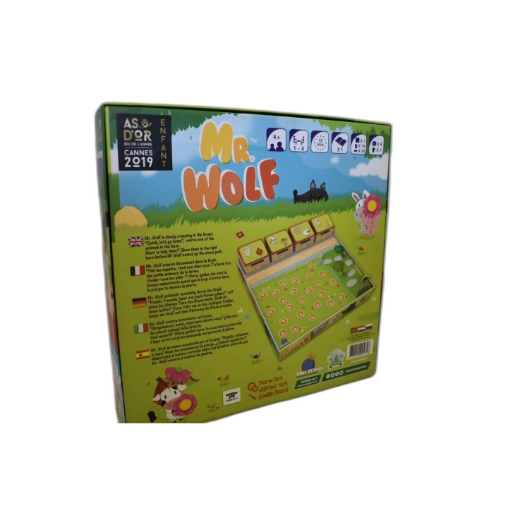 Mr. Wolf - Blue Orange - As d'Or Enfant 2019 - Jeu Enfant 2-5 Joueurs