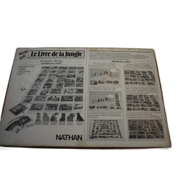 Mistou Le Livre de la Jungle - Jeu de société vintage Disney - Occasio