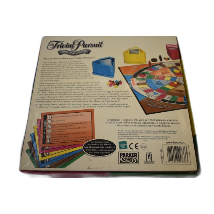 Trivial Pursuit Edizione Deluxe - Jeu Quiz Culture Générale - 2 à 6 Jo