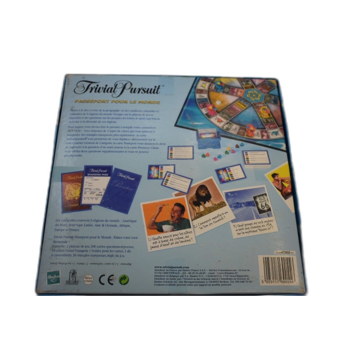 Trivial Pursuit Passeport Pour le Monde - Hasbro - Quiz Culture Généra