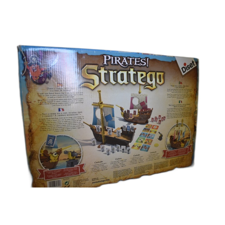 Stratego Pirates Diset - Jeu de Stratégie 2 Joueurs - Bateaux Pirates