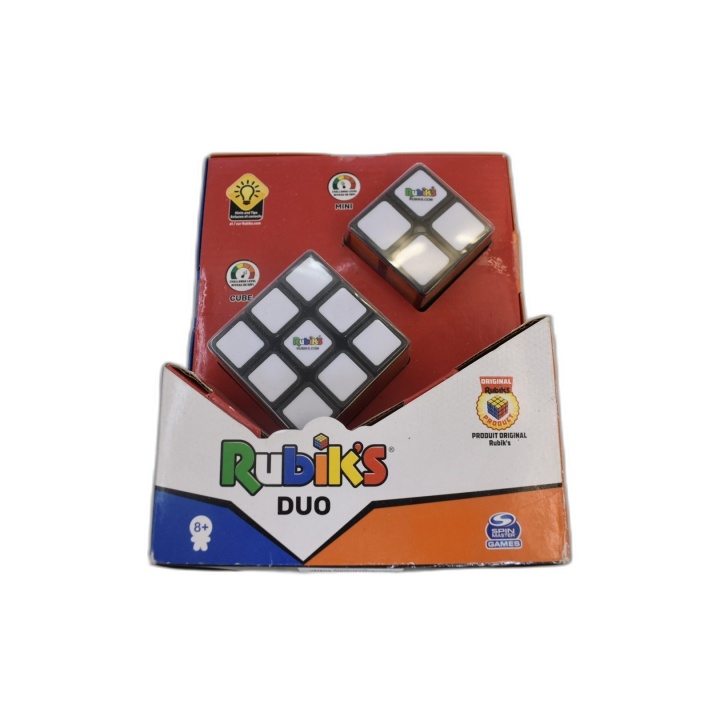 Rubik's Duo Spin Master - Cube 3x3 + Mini 2x2 Officiel - Casse-Tête 8