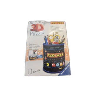 Puzzle 3D Pac-Man Ravensburger - Pot à Crayons 54 Pièces - Sans Colle