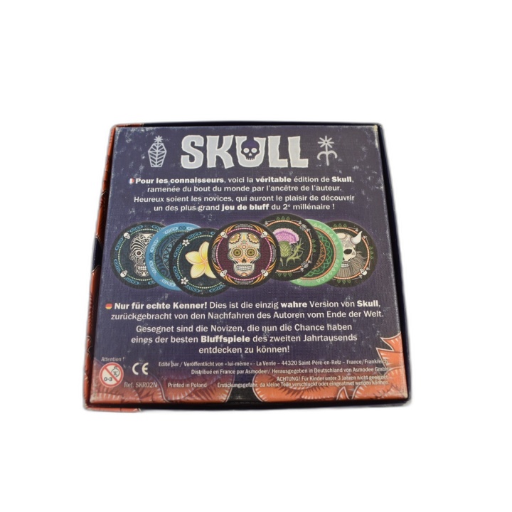 Skull - Asmodee - Jeu de Bluff et Déduction 2-6 Joueurs - 10 ans - Occ