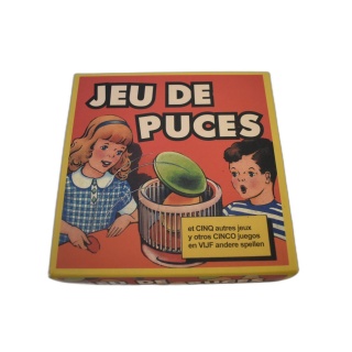 Jeu de Puces + 5 Jeux - Coffret Multijeux Vintage - Jeu Adresse Famill