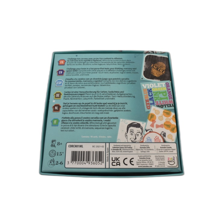 Cortex Challenge - The Brain Party Game - Réflexion 2-6 Joueurs - 8 an