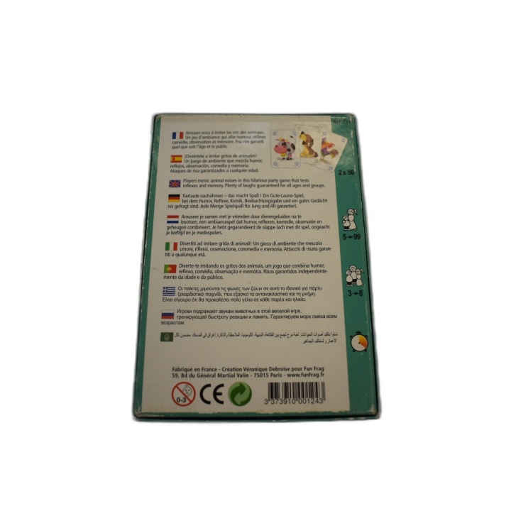 Kikiriko - Fun Frag - Jeu de société enfants cris d'animaux - 3 ans+ -