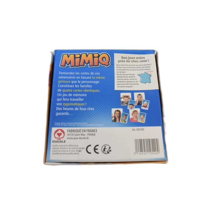 MiMiQ - Drôles de Jeux - Jeu de Cartes Famille Enfants - 2+ Joueurs -
