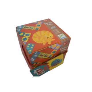 Domino Couleurs Djeco 28 Pcs - Jeu Enfant Dès 3 Ans - Animaux - Occasi