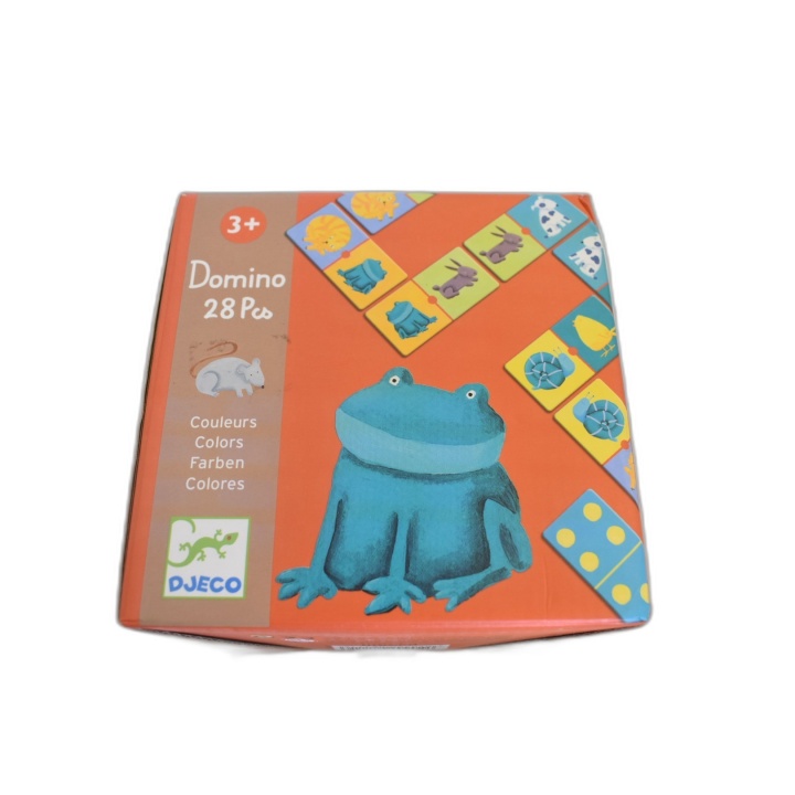 Domino Couleurs Djeco 28 Pcs - Jeu Enfant Dès 3 Ans - Animaux - Occasi