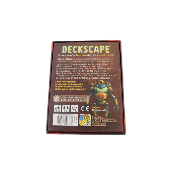 Deckscape Le Destin de Londres - Super Meeple - Escape Room Poche 1-6
