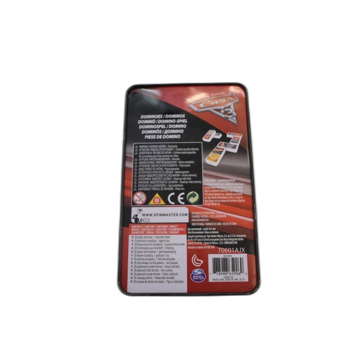 Domino Cars Disney Pixar - Boîte Métal - Jeu Classique Enfant 28 Pièce