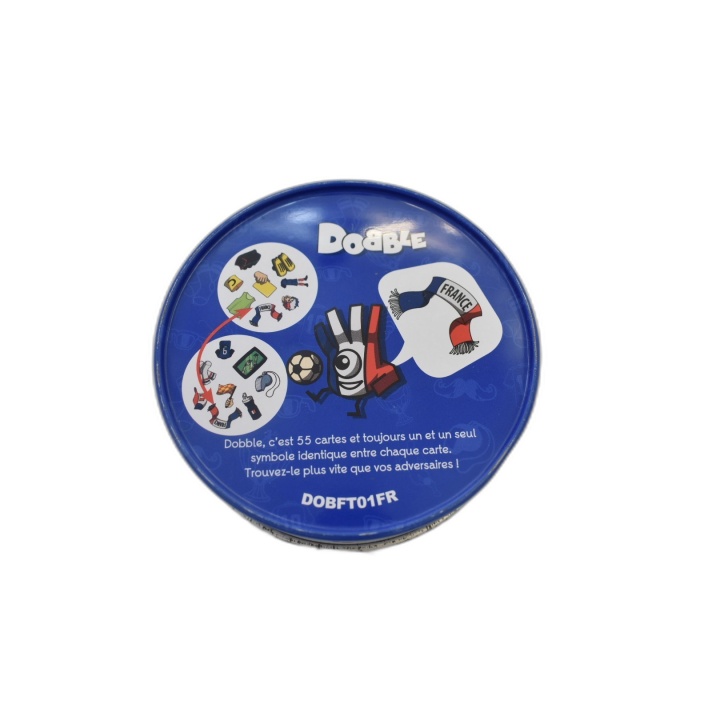 Dobble Football FFF - Asmodee - Jeu Rapidité 2-8 Joueurs - 6 ans+ - Oc