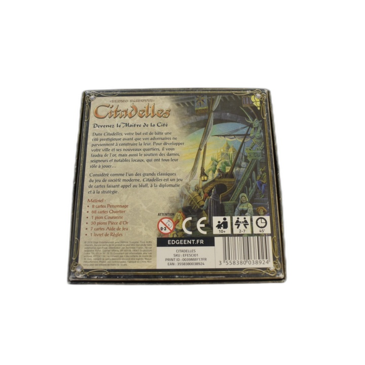 Citadelles - Bruno Faidutti - Jeu de Cartes Stratégie Bluff 2-8 Joueur