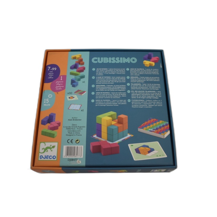 Cubissimo Djeco - Jeu de Patience Puzzle 3D - 1 Joueur - 7 ans+ - Occa