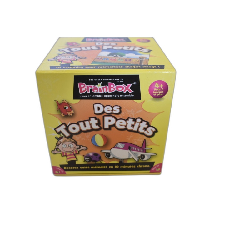 BrainBox Des Tout Petits - Green Board Game - Jeu Mémoire 2+ Joueurs -