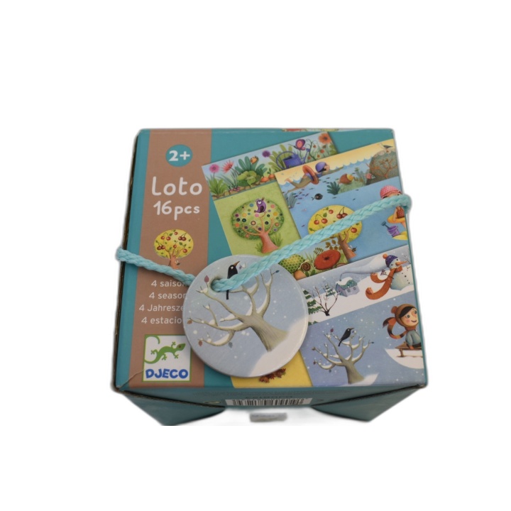 Djeco Loto 4 Saisons 16 pcs - Jeu d'association enfant - Dès 2 ans - O