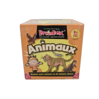 BrainBox Animaux - Green Board Game - Jeu Mémoire 1+ Joueurs - 8 ans -