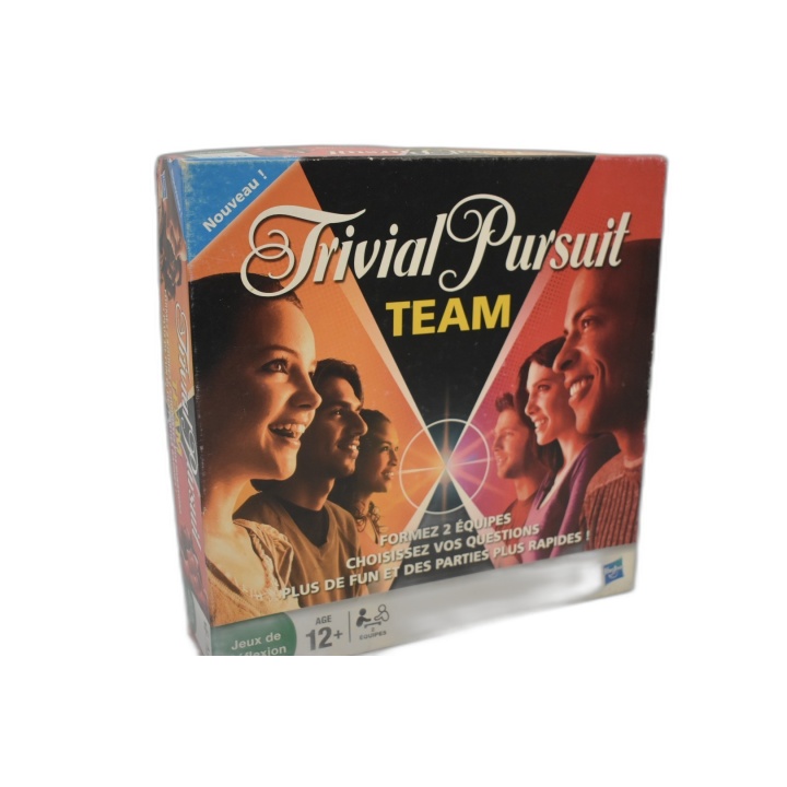 Trivial Pursuit Team Hasbro - Jeu de Questions en Équipe - 2 Équipes -