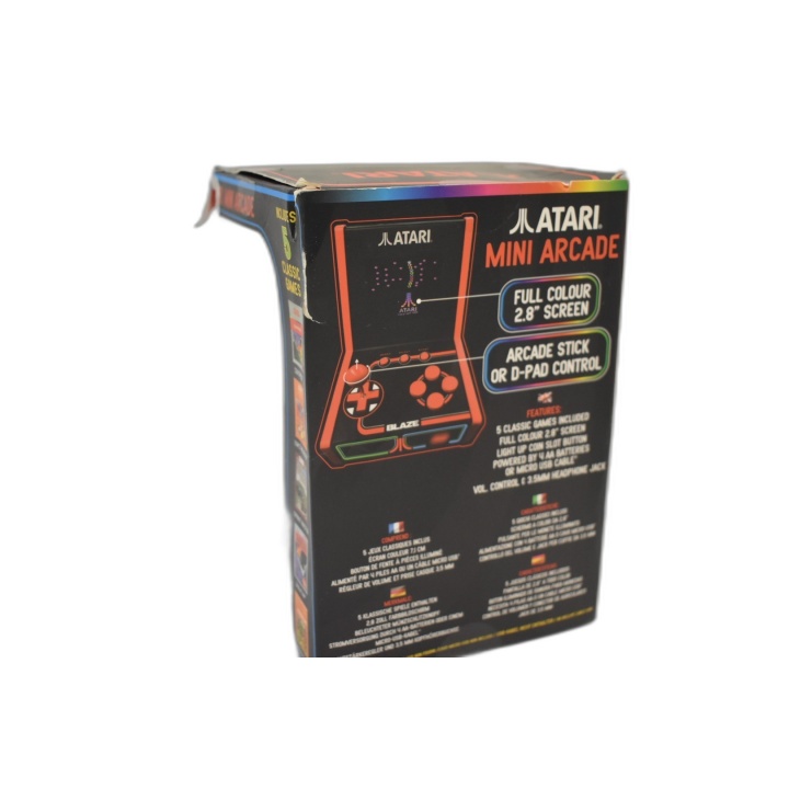 Atari Mini Arcade Centipede Blaze - 5 Jeux Classiques Intégrés - Borne