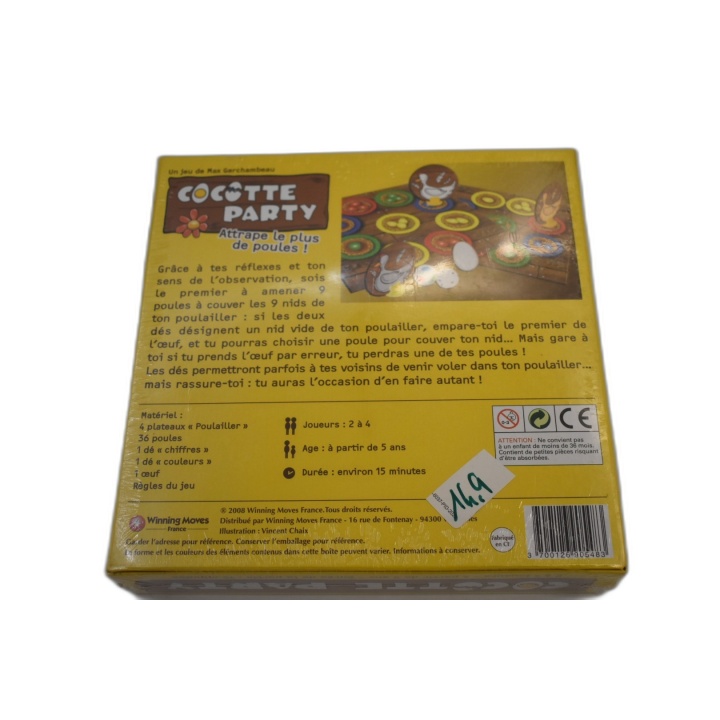 Cocotte Party - Winning Moves - Jeu Réflexe Enfant 2-4 Joueurs - Dès 5