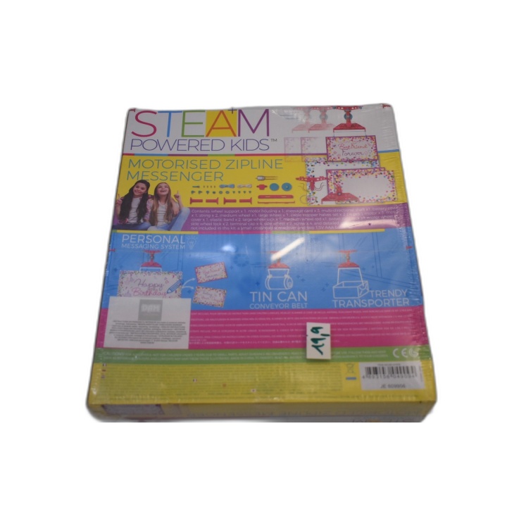 4M STEAM Powered Kids - Motorised Zipline Messenger - Kit Construction