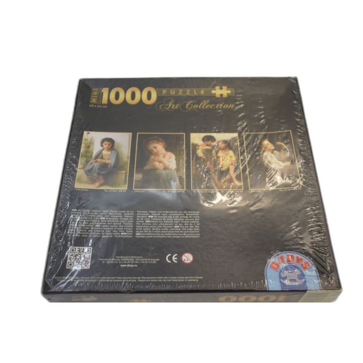 Puzzle 1000 pièces Mini D-Toys Art Collection - Bouguereau Dear Bird -