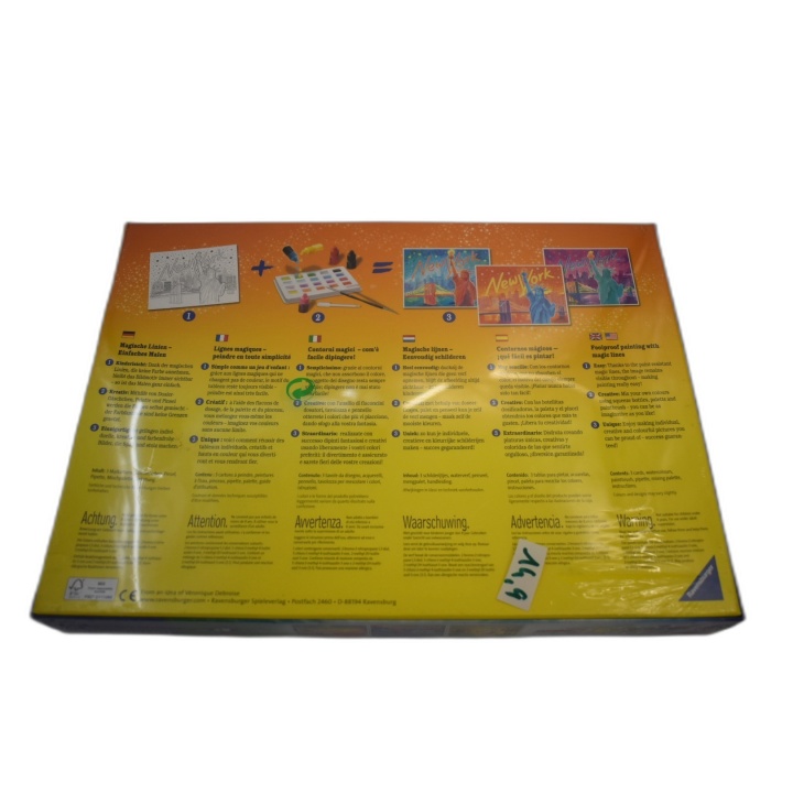 New York Aquarelle Ravensburger - Kit Peinture Lignes Magiques 3 Table
