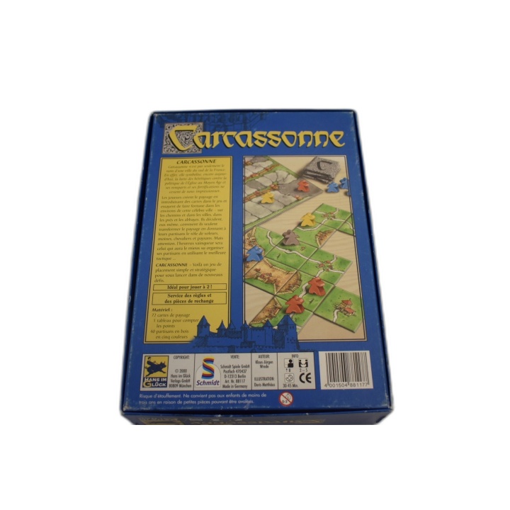 Carcassonne - Hans im Glück - Jeu de Stratégie 2-5 Joueurs - 10 ans -