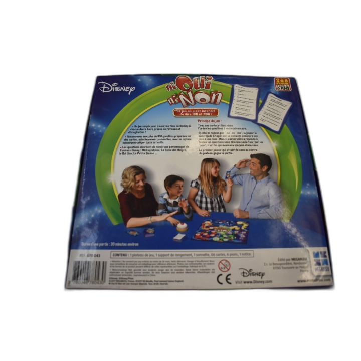 Ni Oui Ni Non Disney - Jeu de société questions 2-6 joueurs - 8 ans -