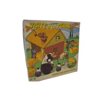 Visite à la Ferme - Tactic - Jeu Enfant Observation 2-4 Joueurs - Pièc