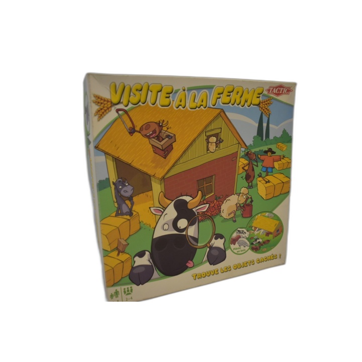 Visite à la Ferme - Tactic - Jeu Enfant Observation 2-4 Joueurs - Pièc