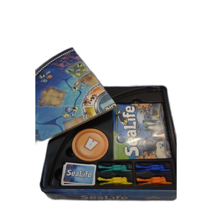 SeaLife DVD Board Game - IdOntity GamOs - Jeu Famille Océan - Occasion