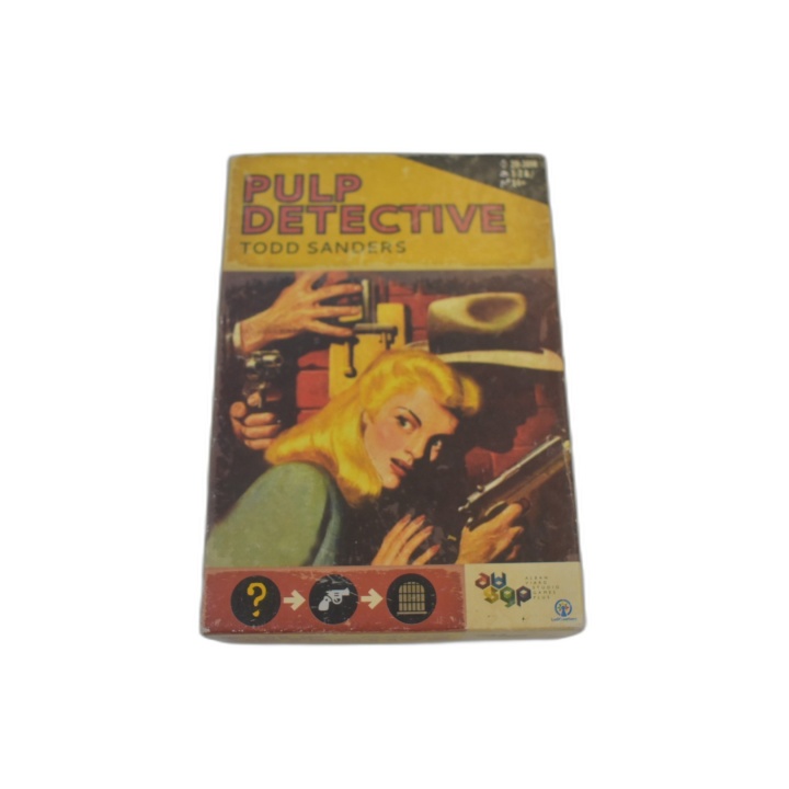 Pulp Detective - Todd Sanders - Jeu de déduction enquête 2-4 joueurs -