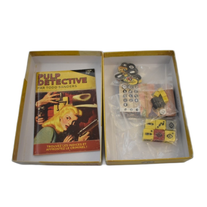 Pulp Detective - Todd Sanders - Jeu de déduction enquête 2-4 joueurs -
