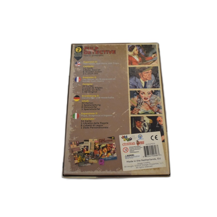 Pulp Detective Extension 2 - Todd Sanders - Jeu Déduction - Occasion C