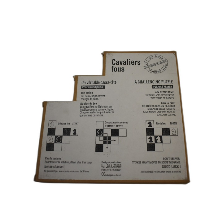 Crazy Knights Puzzle - R.I. Kaufmann - Jeu de Réflexion Casse-Tête - O