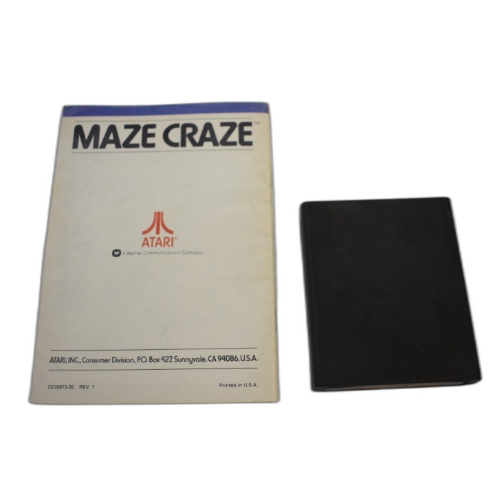 Maze Craze - Atari 2600 - Jeu de Labyrinthe Classique avec Notice - Oc