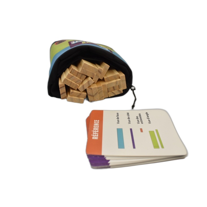 KEVA Petit Architecte - IELLO - Jeu Construction 3D Enfant - 20 Planch