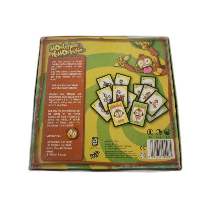 Monkey See Monkey Do - Cranio Creations - Jeu de Mime Famille - 3 ans+