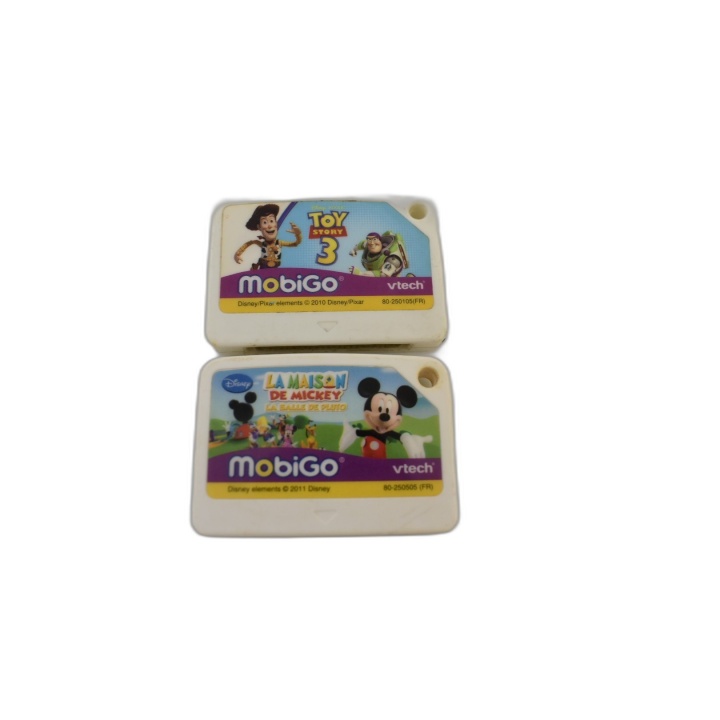 VTech MobiGo - Lot 2 Cartouches Toy Story 3 + La Maison de Mickey - Oc