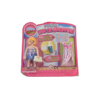 Playmobil Pauline Fan de Shopping - Édition Limitée - Figurine avec Te