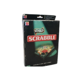 Scrabble Mattel - Version Voyage Mallette - Jeu de Lettres 2-4 Joueurs