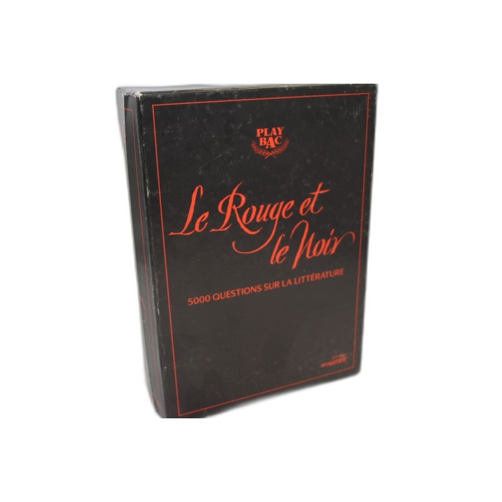 Le Rouge et le Noir - Play Bac - Jeu Quiz 5000 Questions Littérature -