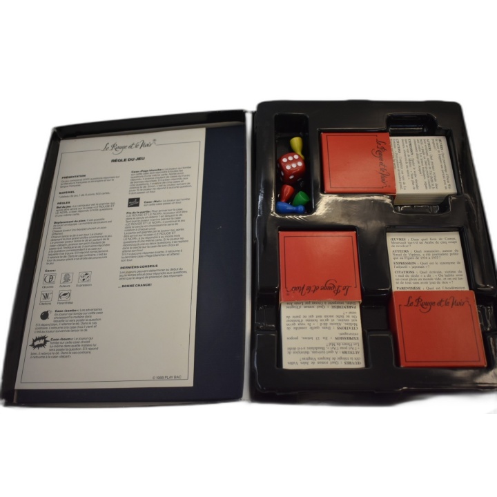 Le Rouge et le Noir - Play Bac - Jeu Quiz 5000 Questions Littérature -