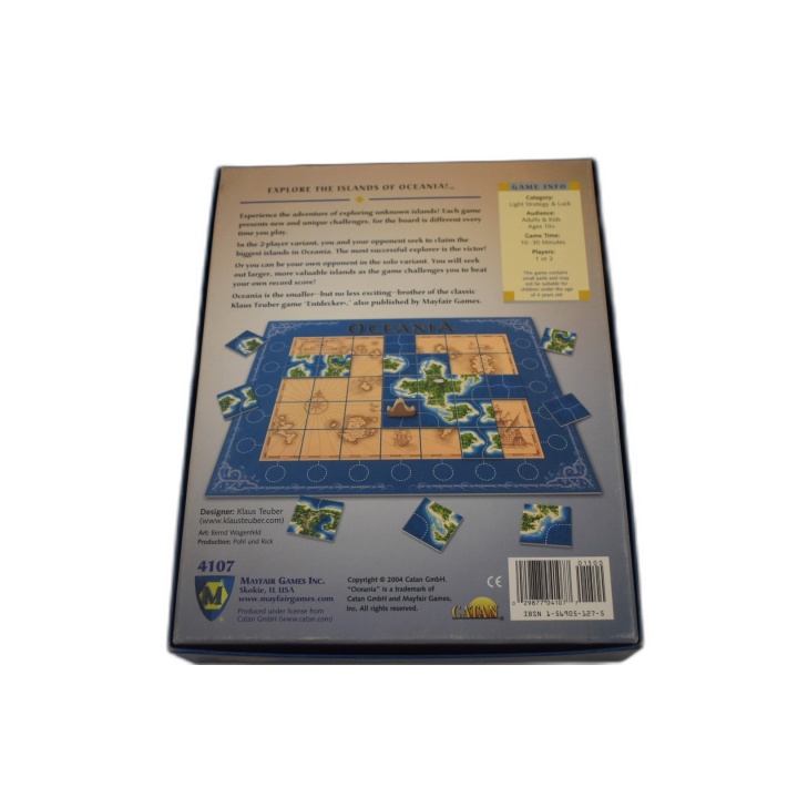 Oceania Klaus Teuber's Classics - Mayfair Games - Jeu Exploration 1-2