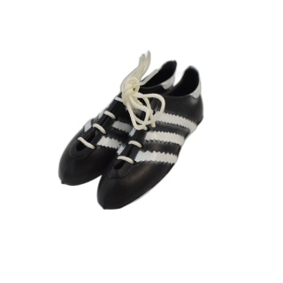 Paire de Chaussures Miniatures Poupée Noir & Blanc - Neuves - Accessoi