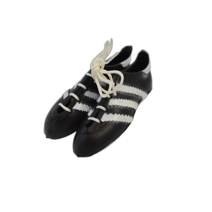 Paire de Chaussures Miniatures Poupée Noir & Blanc - Neuves - Accessoi