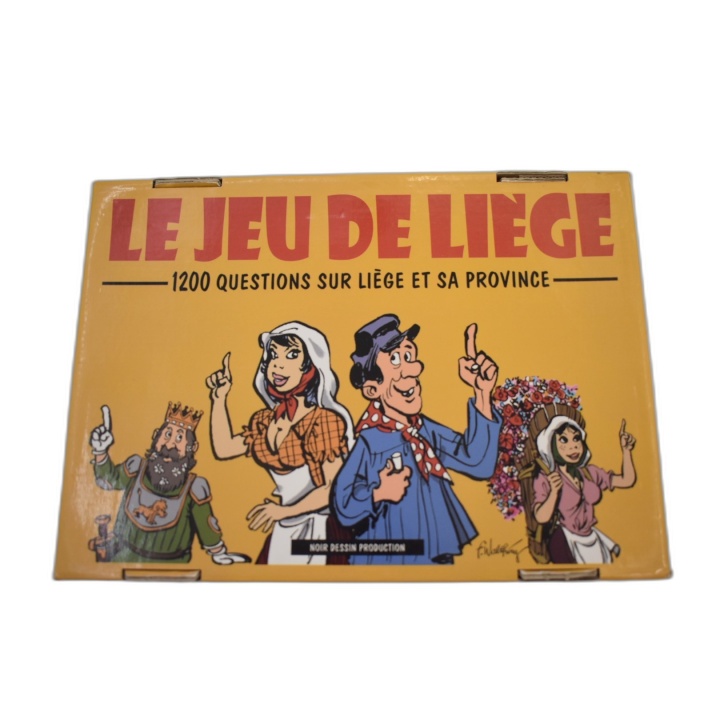 Le Jeu de Liège - Noir Dessin - Jeu de Plateau Régional - Occasion Com
